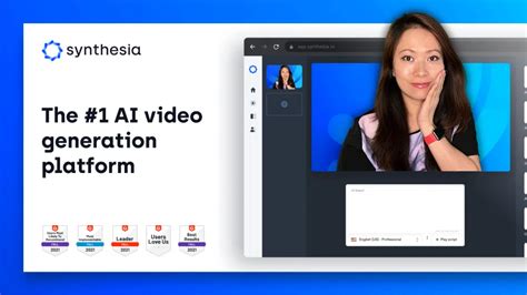 Synthesia The All In One Ai Video Creation Platform For Business