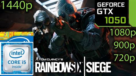 Rainbow Six Siege GTX 1050 2GB OC EDITION Low Medium High