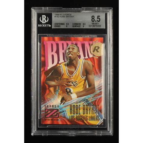 Kobe Bryant Z Force Rc Bgs Pristine Auction