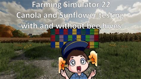 I Ve Done A Test On The Yield Of Canola And Sunflowers With And Without