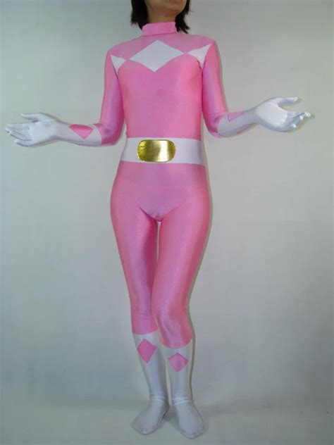 Lycra Spandex Rose Kyoryu Sentai Zyuranger Costume Zentai Pour