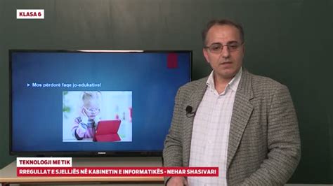 Klasa 6 Teknologji me TIK Rregullat në kabinetet e informatikës