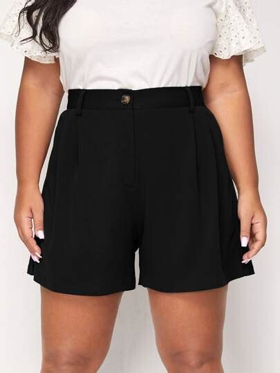 Plus Size Shorts Shop Plus Size Shorts Online Shein Uk