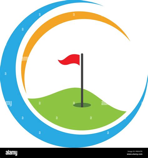 Plantilla de logotipo Golf ilustración vectorial diseño del icono