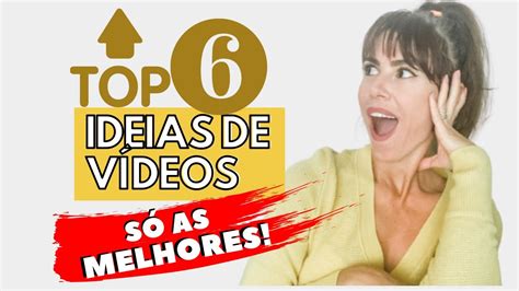 Melhores ideias de vÍdeos para o Youtube iniciantes YouTube