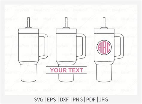 Stanley Quencher Svg Stanley Cup Svg Stanley Quencher Cup Inspired