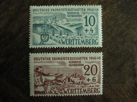 W Rttemberg Mi Nr Wintersport Kpl Postfrisch G Ebay