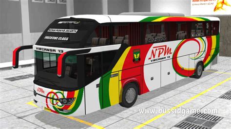 Koleksi Livery Bus Srikandi Shd Bussid V31 Gudang Livery Skin Dan