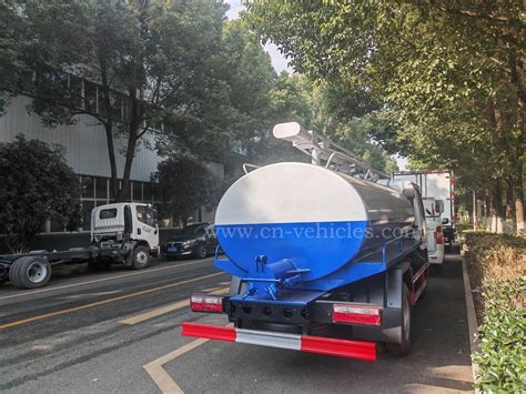 Dongfeng DFAC 5000liter Super Sucker Septic Waste Toilet Vacuum Truck