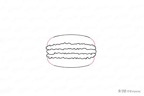 How To Draw Macaroon Step By Step Pastry Cook Food Doodles French