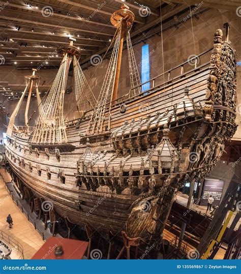 17th Century Warship Vasa Displayed at Vasa Museum Vasamuseet in ...