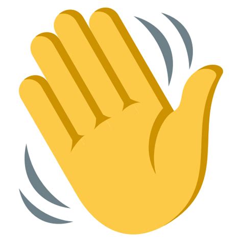 Waving Hand Emoji