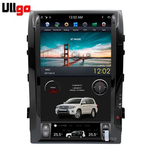 Inch Vertical Android Car Gps Navigation For Toyota Lc Land