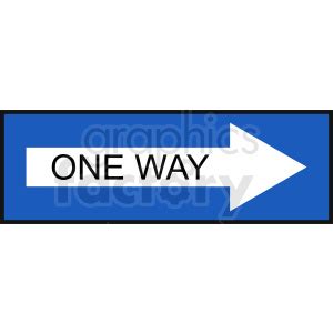 One Way Street Sign Clipart Free