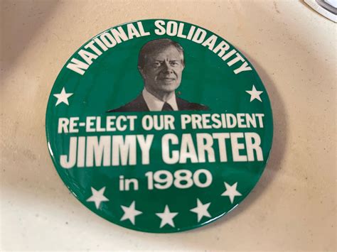 Lot - 1980 Jimmy Carter campaign button