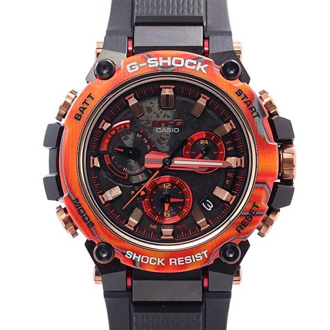 【中古】casio G Shock 40th Anniversary Flare Red カシオ Gショック 40周年記念モデル フレアレッド Mtg B3000fr 1ajr｜ヴィンテージ