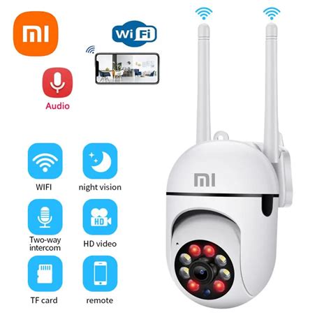 XIAOMI cámara de vigilancia IP 2 4 con WiFi cámara de seguridad CCTV