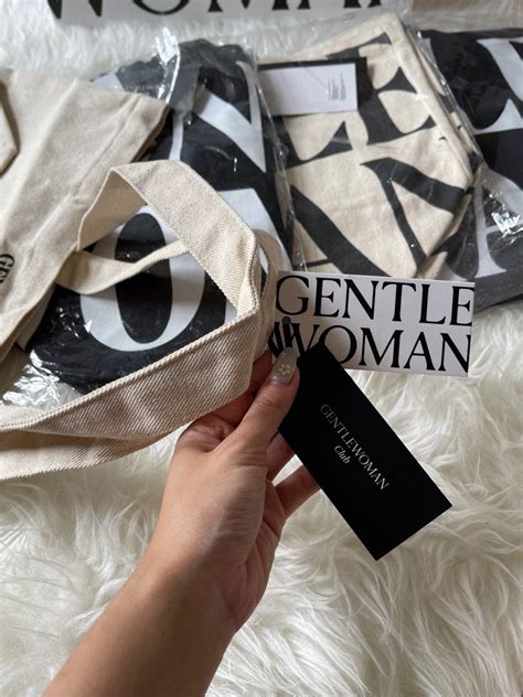 Gentle Woman Gw Tote Bag Black Tas Viral Bkk Jastip Bangkok Po Thailand