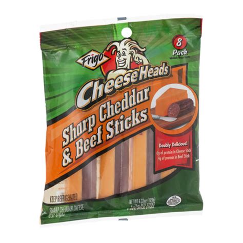 Frigo Cheese Heads Sharp Cheddar Beef Sticks Reviews 2019