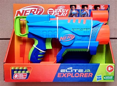 Nerf Elite Jr Explorer Easy Play Toy Blaster Easy Hold