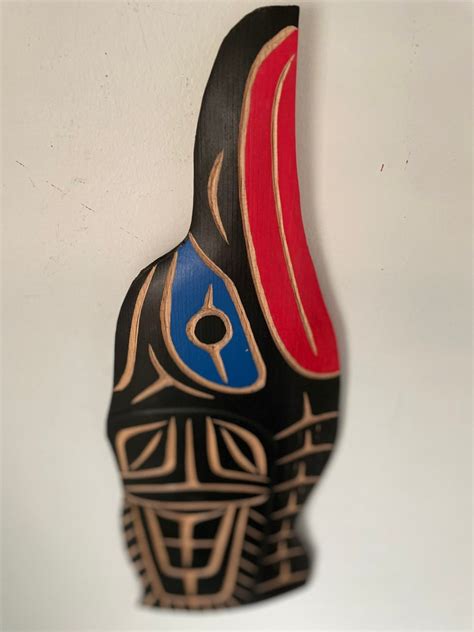 Northwest Coast First Nations 17 Raven Carving By Neil Baker Etsy