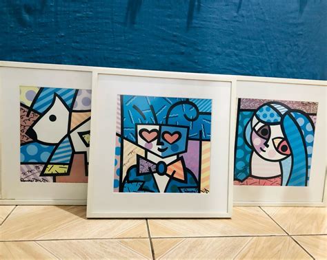 Quadros Romero Britto Item De Decora O Usado Enjoei