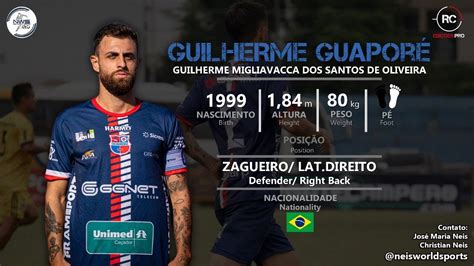 Guilherme Guapor Zagueiro Lateral Direito Defender Right Back