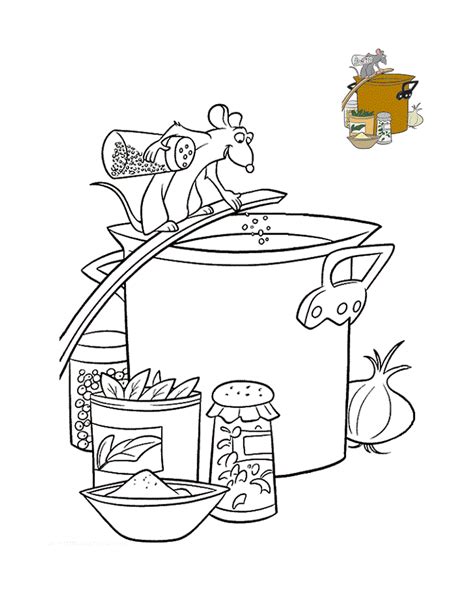 Dessin Ratatouille Coloriages Imprimer