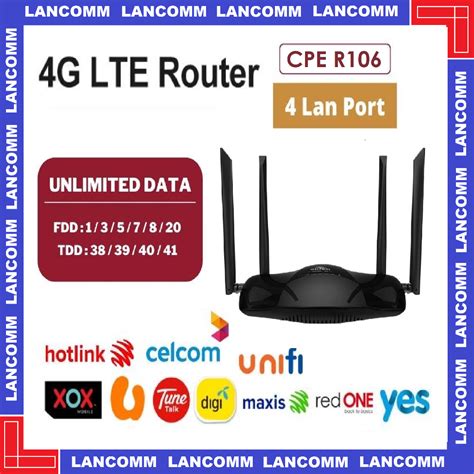 4G Modem MODIFIED BYPASS CPE R106 Ver 2023 Modified 4G LTE CPE Router