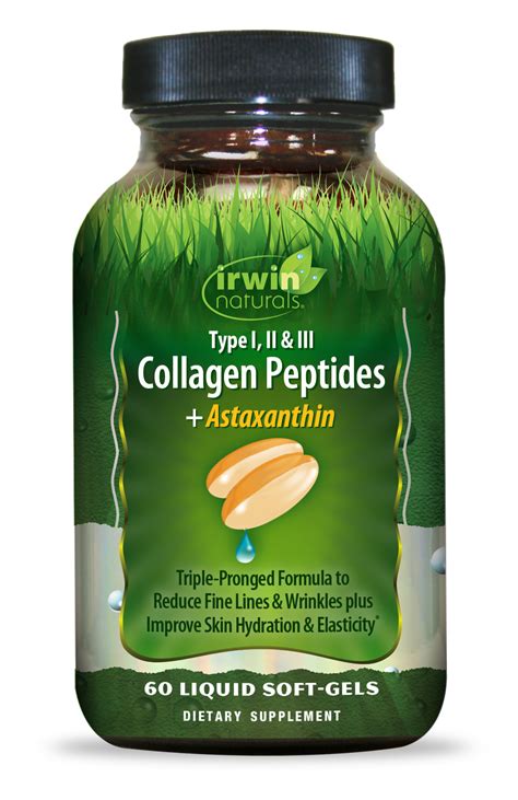 Type I, II & III Collagen Peptides Supplement – Irwin Naturals