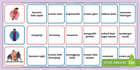 Bahasa Melayu Tahun 1 Aktiviti Memadankan Gambar Twinkl