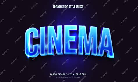 Premium Vector Editable Text Effect Blue Text Style Effect Editable