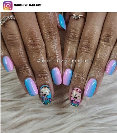 56 Gender Reveal Nail Ideas For 2024 Nerd About Town