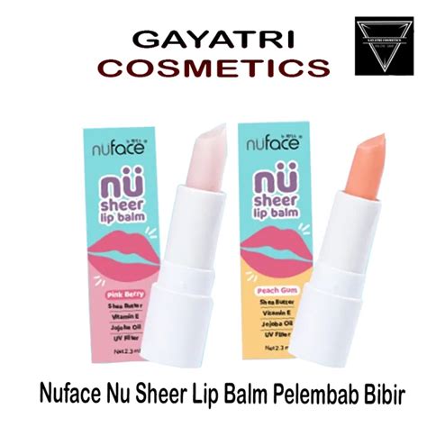 Nuface Nu Sheer Lip Balm Melembabkan Melembutkan Dan Menutrisi