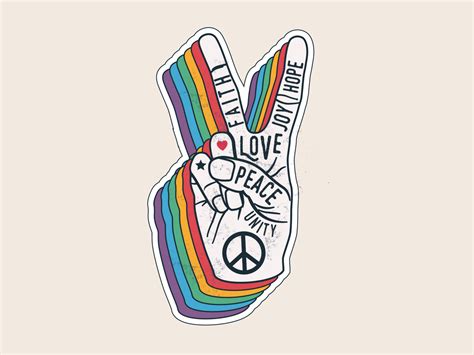 Peace And Love Illustration By Konopelski Coy On Dribbble