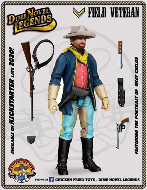 Chicken Fried Toys Dime Novel Legends The Cavalry Kickstarter The