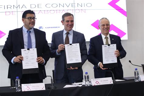 Firman Ine Coparmex Y Tepjf Convenio De Colaboración Para Fortalecer