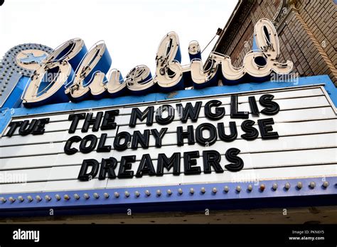 Old movie theater marquee hi-res stock photography and images - Alamy