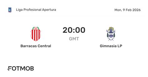 Estatísticas De Barracas Central X Gimnasia - Barracas Central x Gimnasia LP - placar ao vivo, escalações prováveis e ...