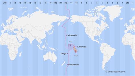 International Date Line On A World Map - When Do We Spring Forward In 2024