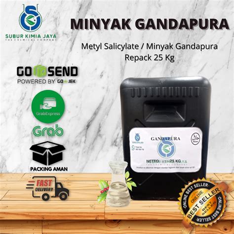 Jual Minyak Gandapura Murni Methyl Salicylate Minyak Gondopuro 25