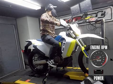 2021 Husqvarna 701 Enduro LR Dyno Test Cycle World