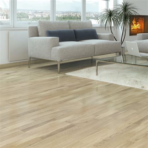 Essential 10mm Engineered Wood Flooring 3 Strip Pale Oak 203m2