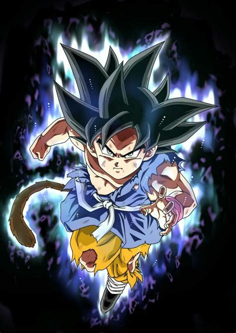 Ilustración Nos Muestra Al Goku De Dragon Ball Gt Con El Poder Del