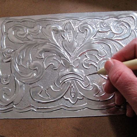 Repujado En Aluminio Técnica Artesanal Para Flores En Relieve Teleflor