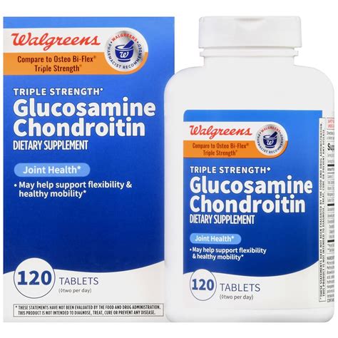 Walgreens Glucosamine Chondroitin Tablets Triple Strength Days