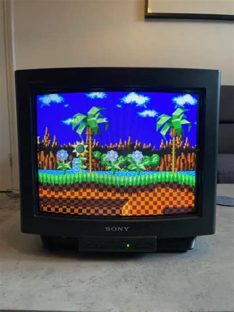 Sony Trinitron Kv M U Retro Gaming Crt Colour Tv Monitor