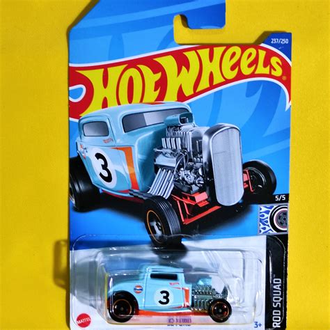 Jual HOTWHEELS 32 FORD GULF ROD SQUADS BIRU GULF Shopee Indonesia