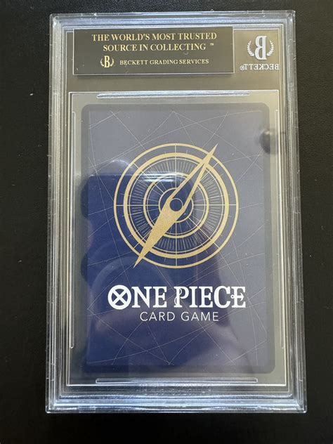 One Piece Card Game 2023 Offline Finalist Koby OP02-098 Black Label BGS