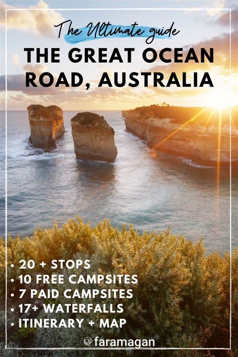 Great Ocean Road Itinerary 20 Stops Map And Campsites Faramagan